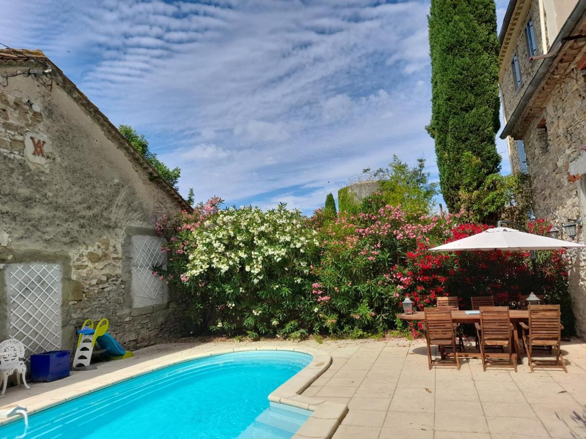 Le Gite De Sainte Valiere Piscine Et Spa Exteriör bild
